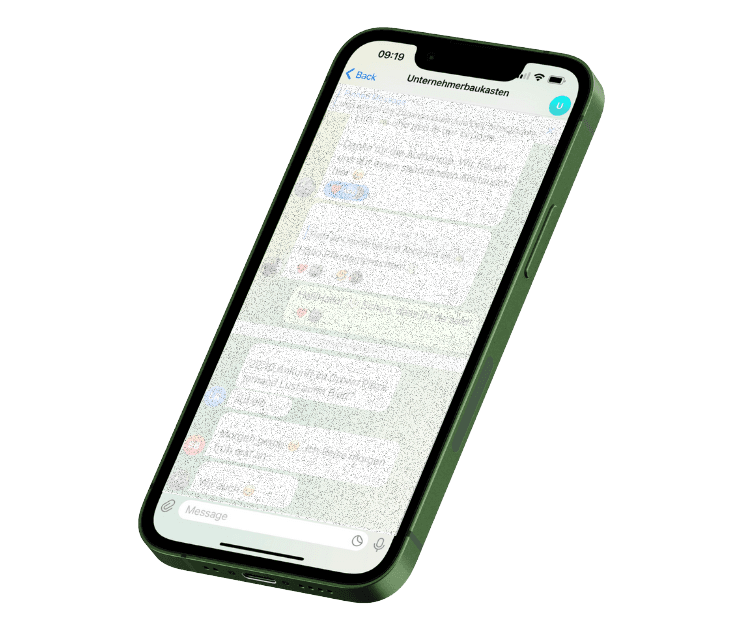 Die App als zentraler Ort für deinen Unternehmeralltag